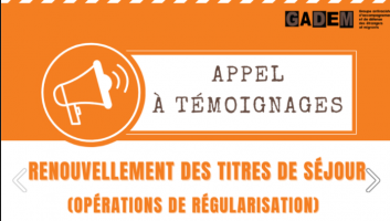 Appel témoignage | Renouvellement de carte de séjour